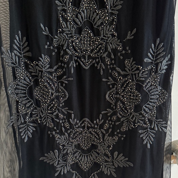 Abercrombie & Fitch Black Dress with Silver Detailing - Picture 6 of 6